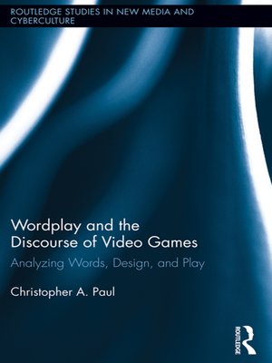 cover image of Wordplay and the Discourse of Video Games